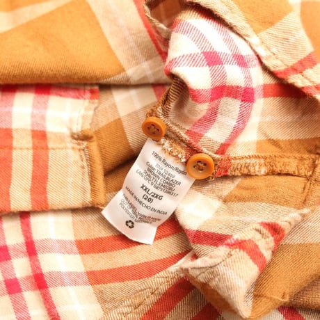 Rayon Checked Pattern Shirt