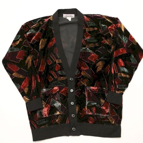 Vintage Velour Cardigan