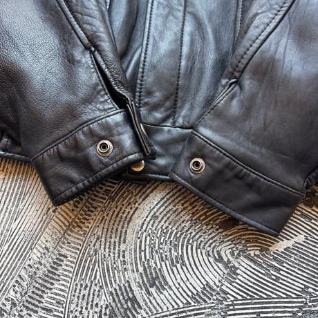 Black Lambskin Flight Jacket