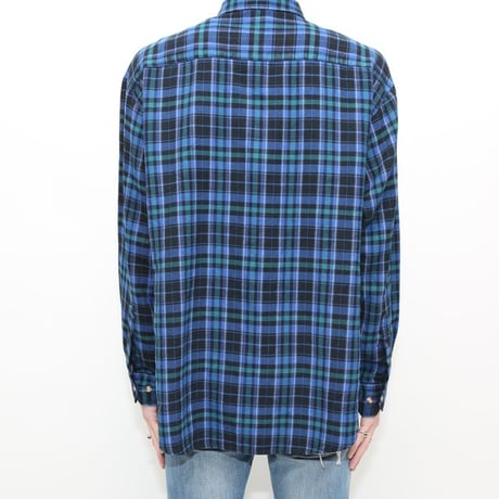 90's North West Territory Plaid Acrylic Shirt