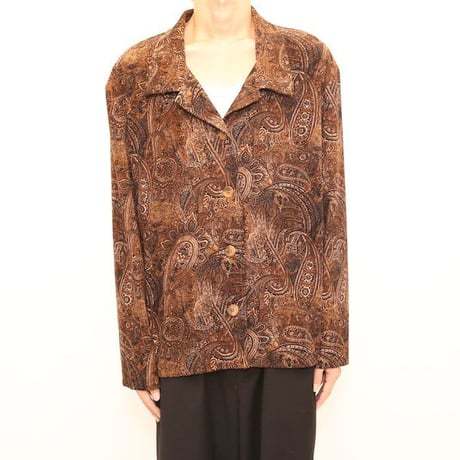 Vintage Paisley Pattern Loose Jacket