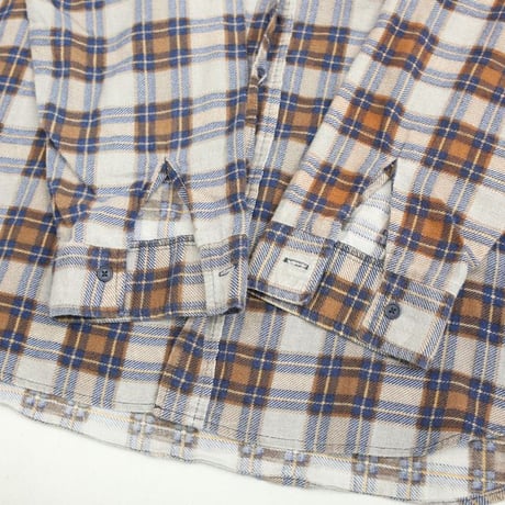 Plaid Print Flannel Shirt