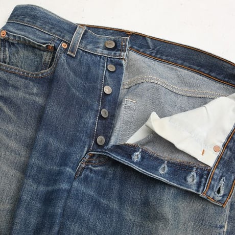 Levi's 501 Damage Denim Pants MADE IN USA