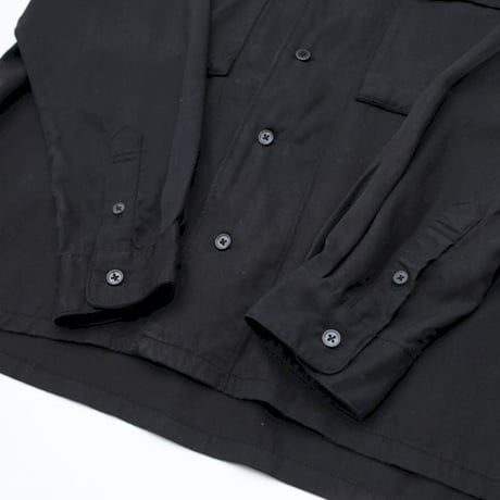 Black Rayon L/S Shirt