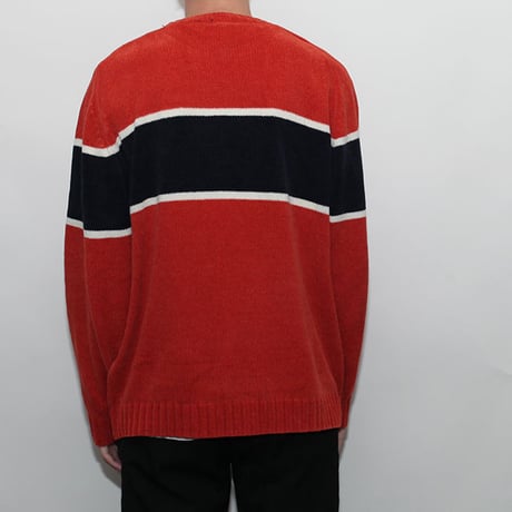 Velours Border knit