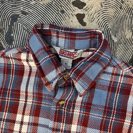 80s BIG MAC Cotton Heavy Flannel Shirt