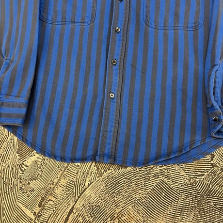 80s St. John's Bay × BIG MAC Cotton Heavy Flannel Shirt