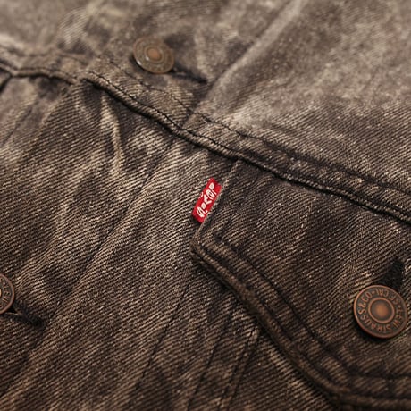Levis 70507 Black Stone Wash Denim Jacket