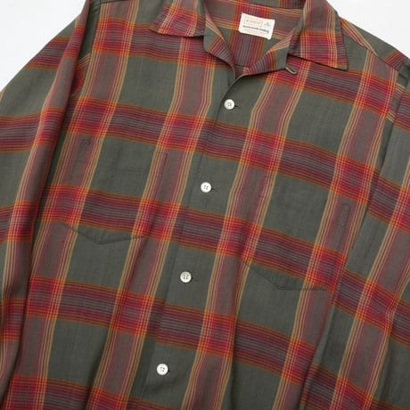 60's BRENT Rayon L/S Shirt