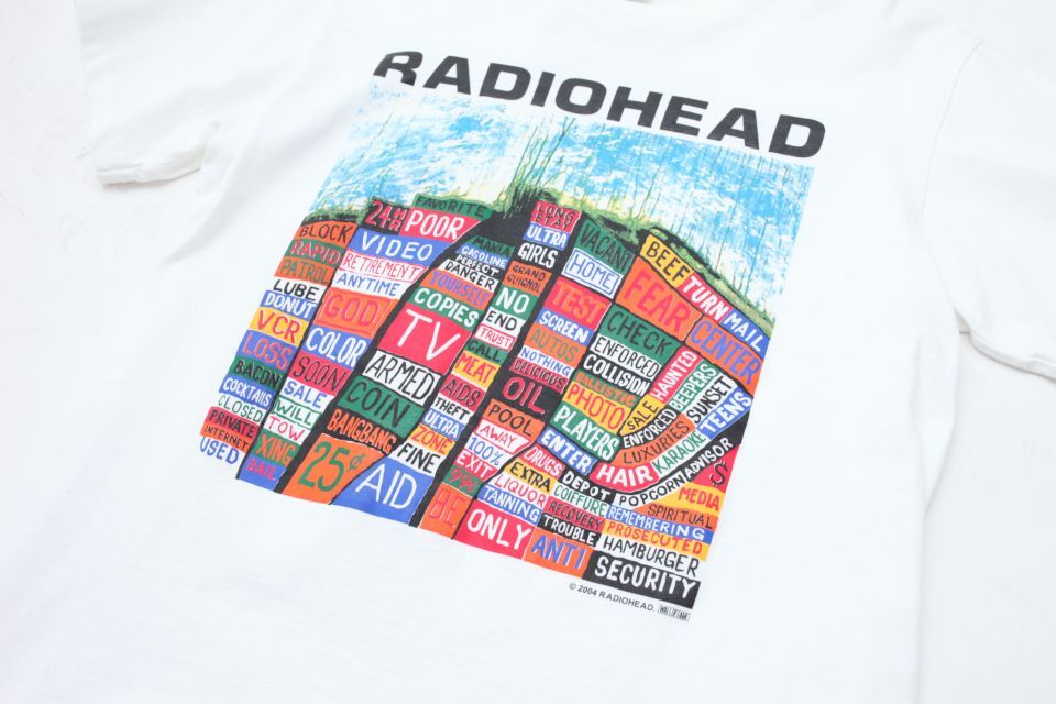 激レア 00s レディオヘッド ヘイル トゥー ザ シーフ 公式Tシャツ 米国製 激レア 00s レディオヘッド ヘイル トゥー ザ シーフ 公式T