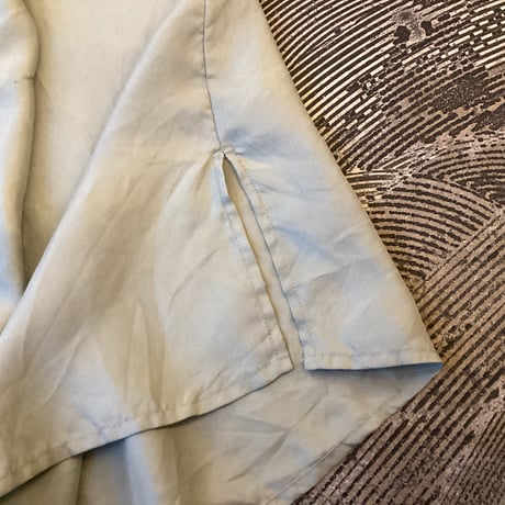 Open Collar Silk L/S Shirt