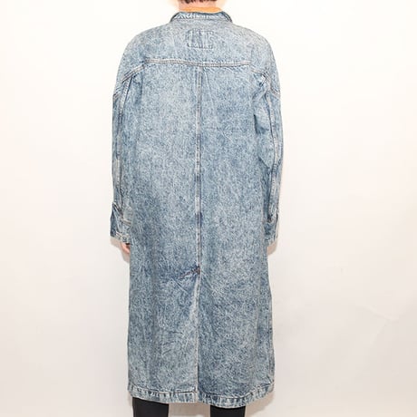 Stone Washed Denim Coat