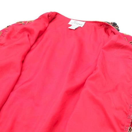 Vintage Silk Jacket with Sequins