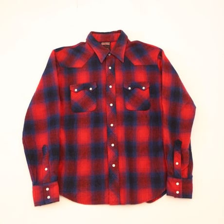 Brittania Ombre Checked Wool Western L/S Shirt