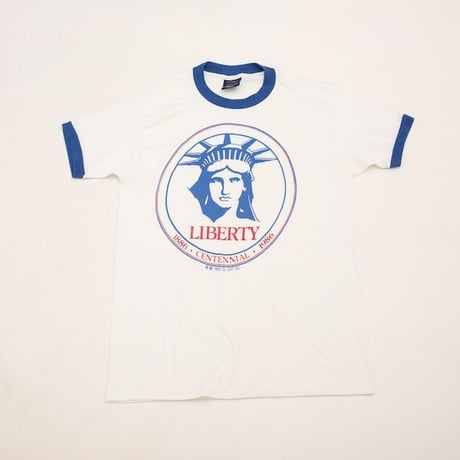 80's Ringer T-Shirt "Statue of Liberty"