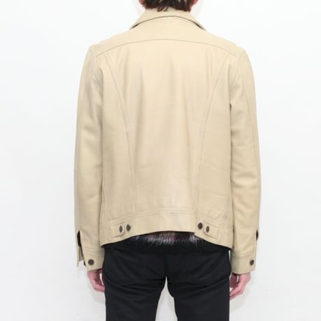 Lee Leather Trucker Jacket