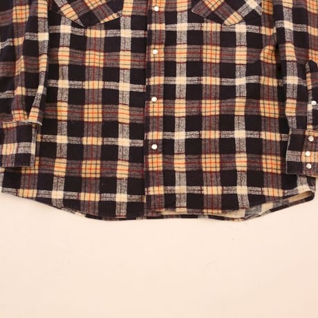 Plaid Print Flannel Shirt