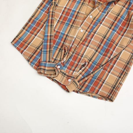 70s BIG MAC Cotton Flannel Plaid Shirt