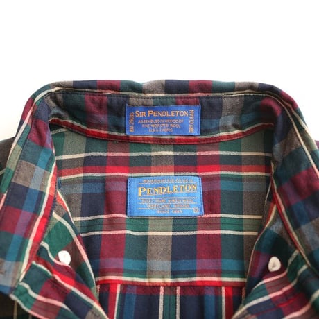 Sir Pendleton Wool Plaid Shirt