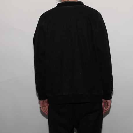 Denim Zipup Blouson