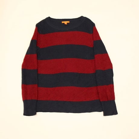 Border Acrylic Knit Sweater