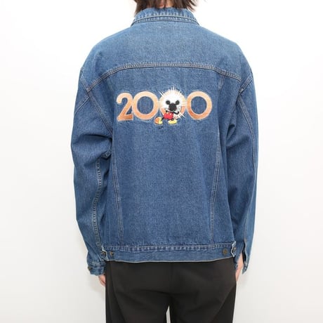 2000s Disney Denim Jacket "Millennium Mickey"