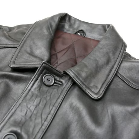 Black Leather Coat