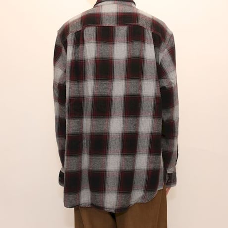 Ombre Check Flannel Shirt