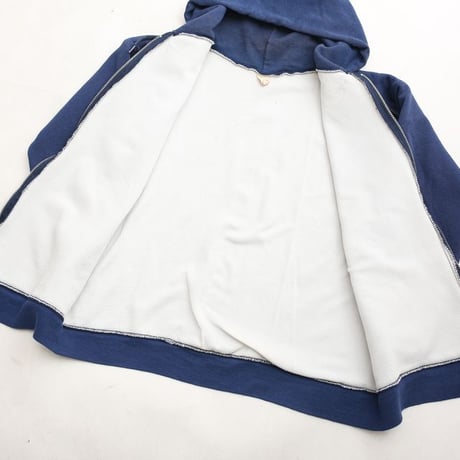 70-80s Thermal Lined Full Zip Sweat Hoodie