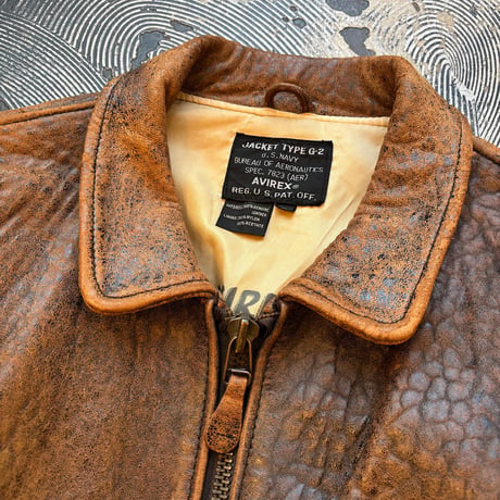 AVIREX Flight Leather Jacket Type G-2