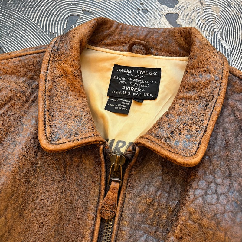 AVIREX Flight Leather Jacket Type G-2 | Strato