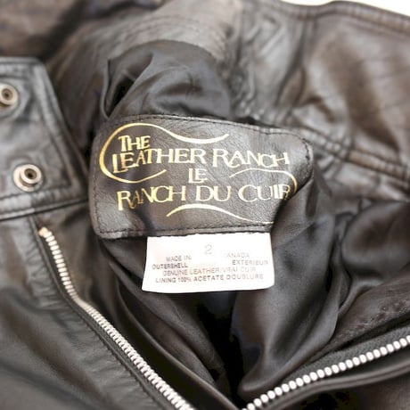 80's Black Leather Pants