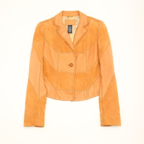 Patchwork Leather Jacket