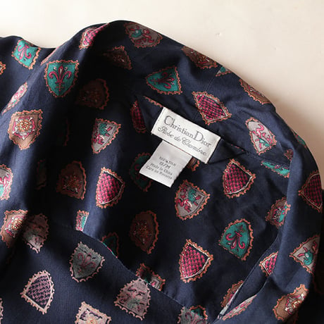 Chiristian Dior Silk Gown Coat