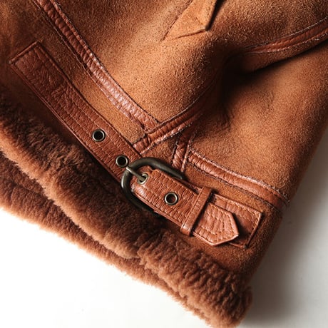 Vintage B-3 Mouton Leather Jacket