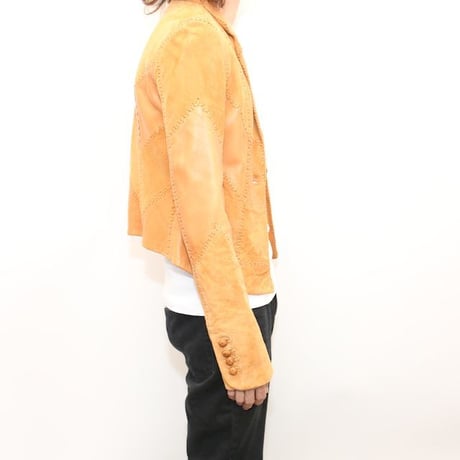 Patchwork Leather Jacket