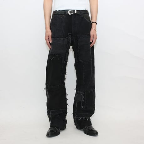 Levi's Patchwork Remake Black Denim Pants
