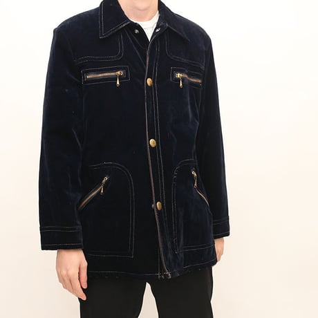 70's MONTGOMERY WARD Velour Jacket