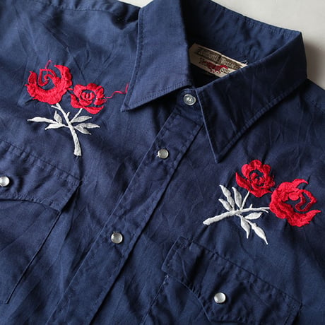 Vintage Embroidery Western L/S Shirt