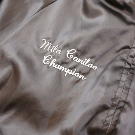Nylon Bomber Jacket Loose Silhouette