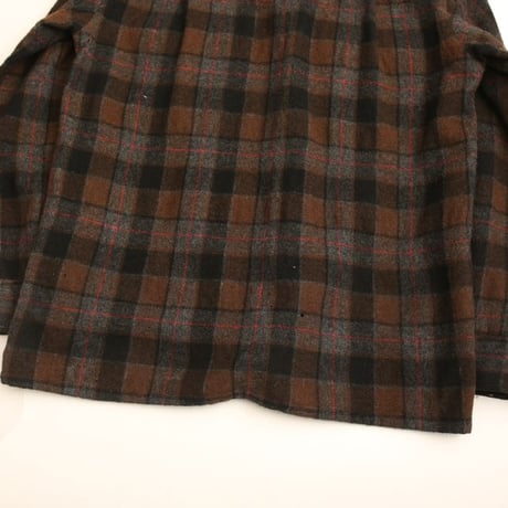 60s Towncraft Wool Plaid Loop Shirt