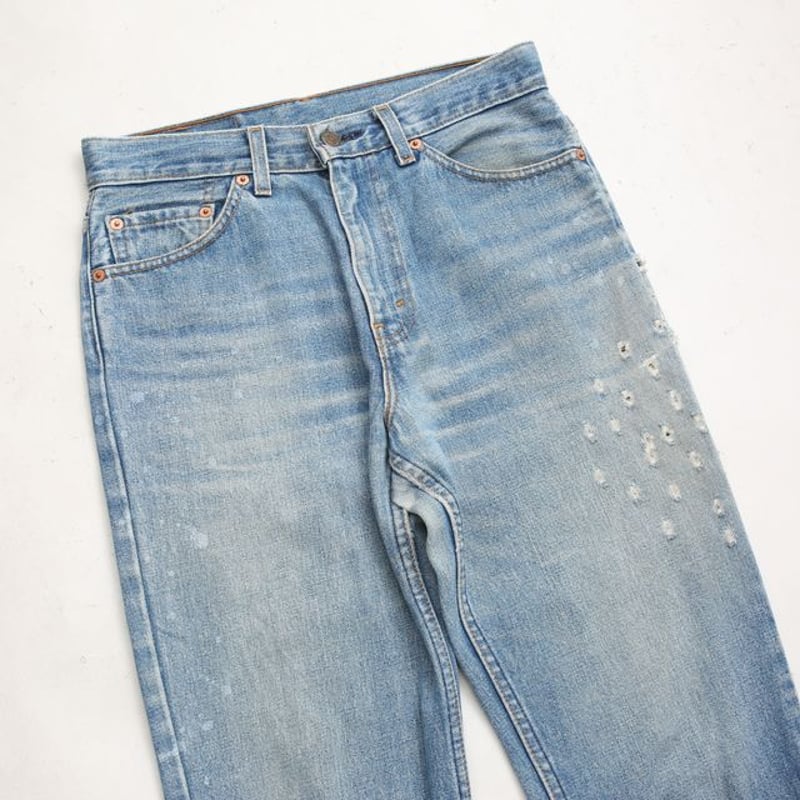 Levi's 517 Damage Denim Pants MADE IN USA | Strato