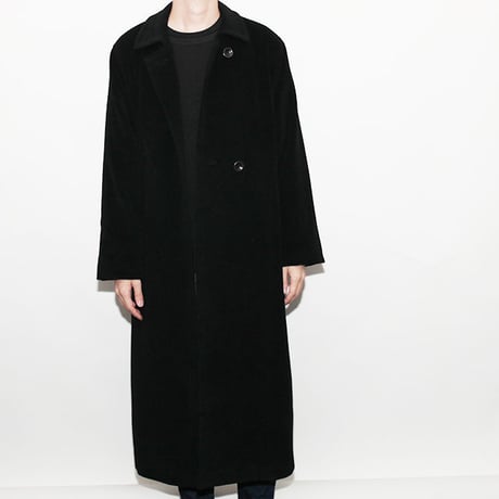 Angola Wool Long Coat