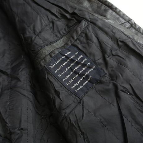 LONDON FOG Black Leather Jacket