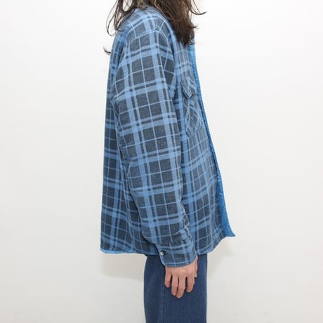 70s Sears Quilting Flannel Plaid Shirt