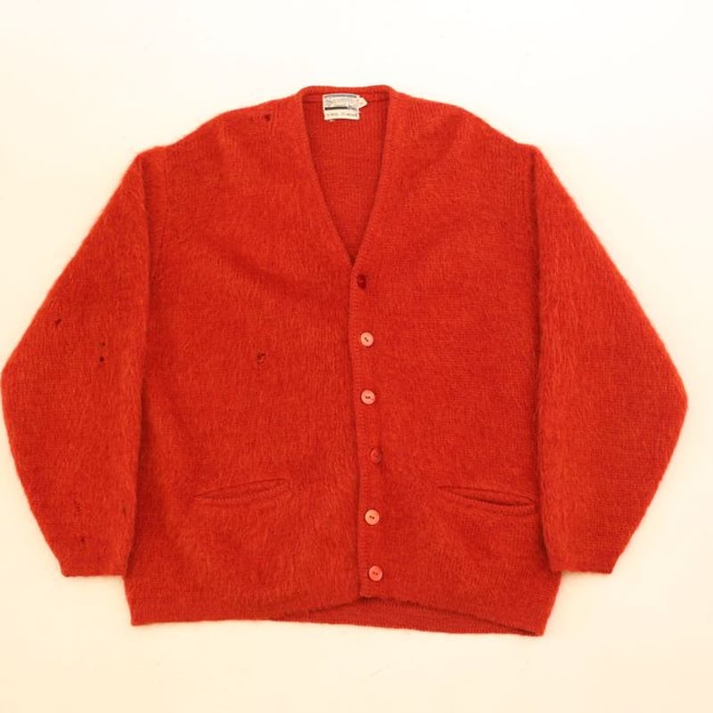 60s Vintageカーディガン 60's Saxony Mohair Knit Cardigan | Strato