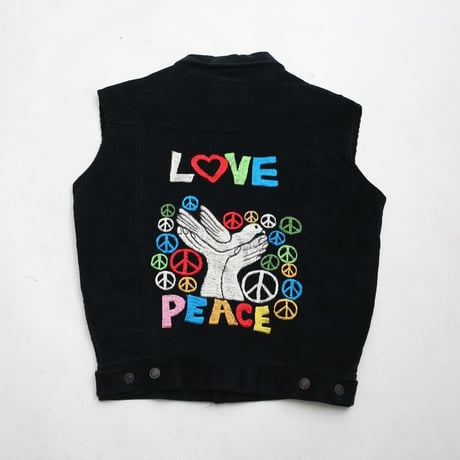 Embroidery Remake Corduroy Vest