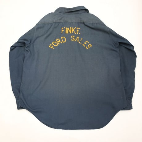 50's-60's Embroidery Work Shirt