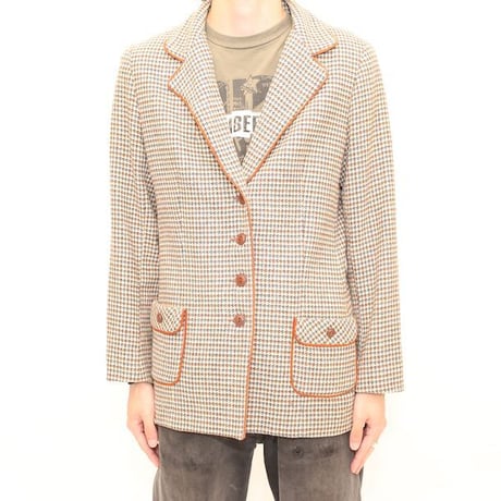 Hound's Tooth Tailored Jacket