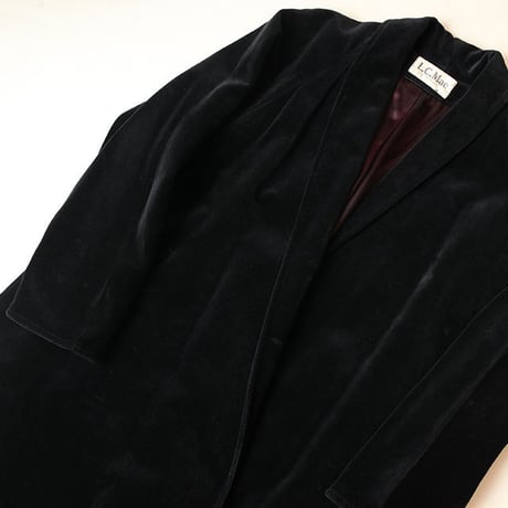 Vintage Velvet Gown Coat